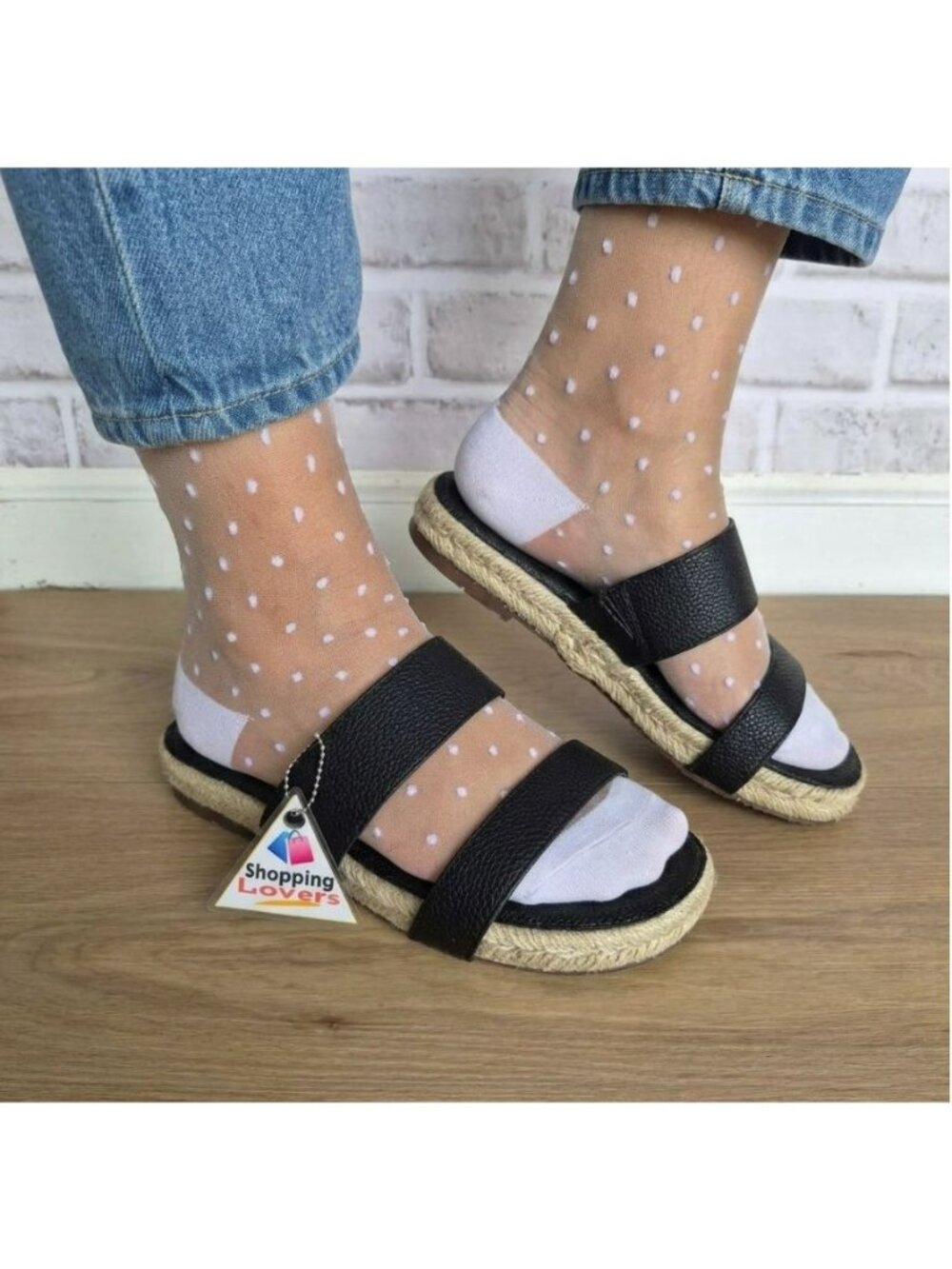 ⭐Banana Republic Espadrille Slides Size 7.5 Women's Sandals Leather Black⭐